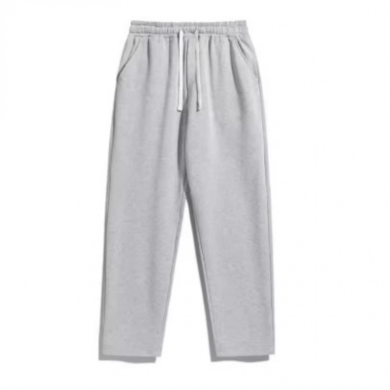 Cross-border Pants Outdoor Casual Pants Men’s and Women’s Solid-Color Sweatpants High-Waisted Pocket Straight-Leg Wide-Leg Pants Loose Fit Pants