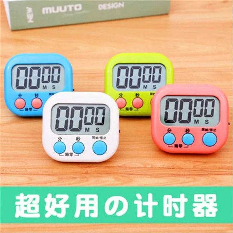 timer reminder student children electronic clock seconds clock time management large screen display kitchen timer