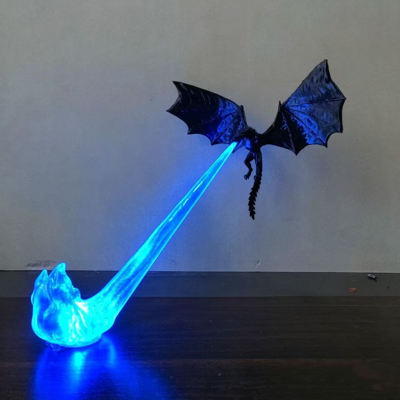 3D printed illuminated dragonfly night lights, suspended toy, two-color flame effect, toy model
