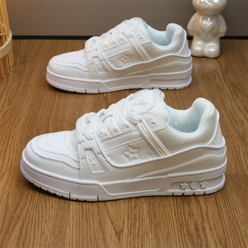 2026 men's and women's big yard 45-46 yard bread shoes with a thick inner sole and high-plate shoes casual small white shoes big yard cash