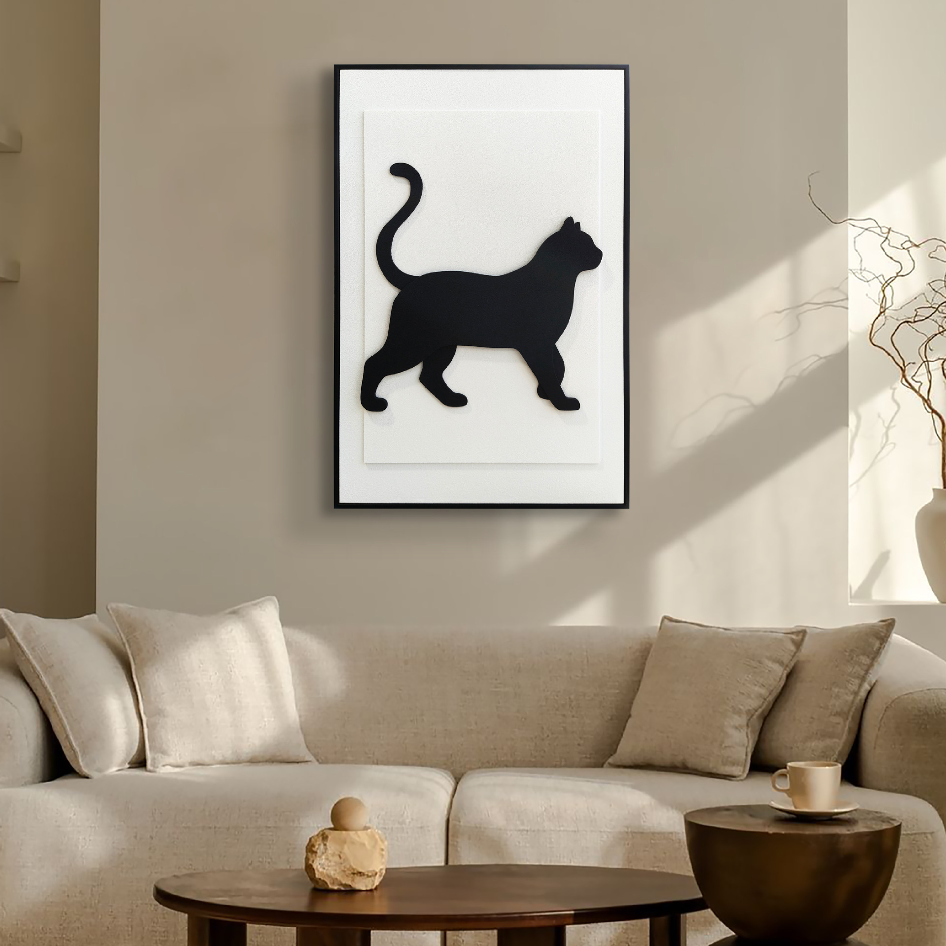 Cross-border bestseller: 3D relief quartz sand textured decorative painting for living room and entryway, available for Amazon foreign trade and OEM customization.