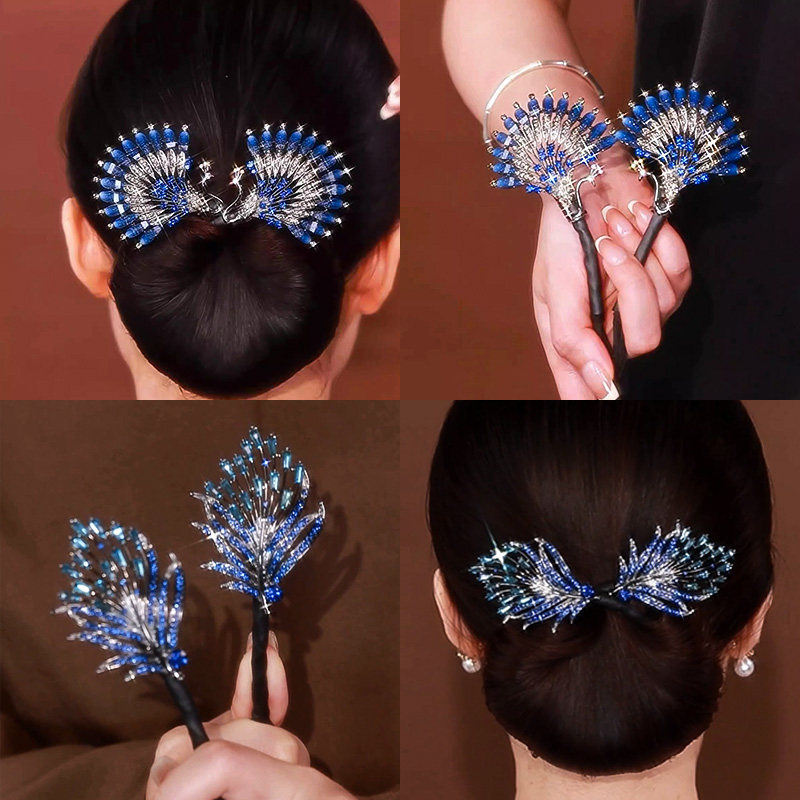 2026 new stylish and elegant back-brain testicle head twist braid headwear