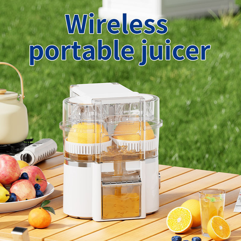 Cross-border best-selling dual-head juicer, fully automatic multifunctional juice extractor with pulp–juice separation, dual-head original juice maker