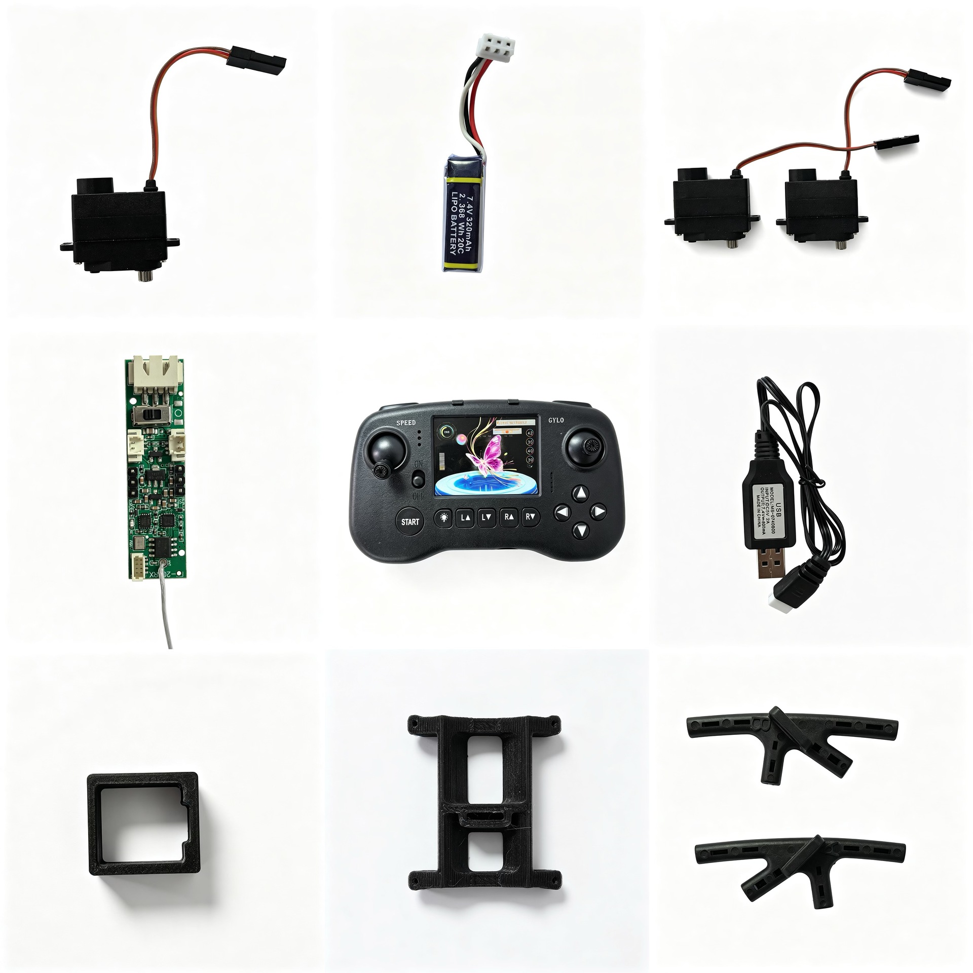 Bionic butterfly DIY accessory kit: a parent–child interactive, hands-on assembly set for building your own bionic butterfly flying device.