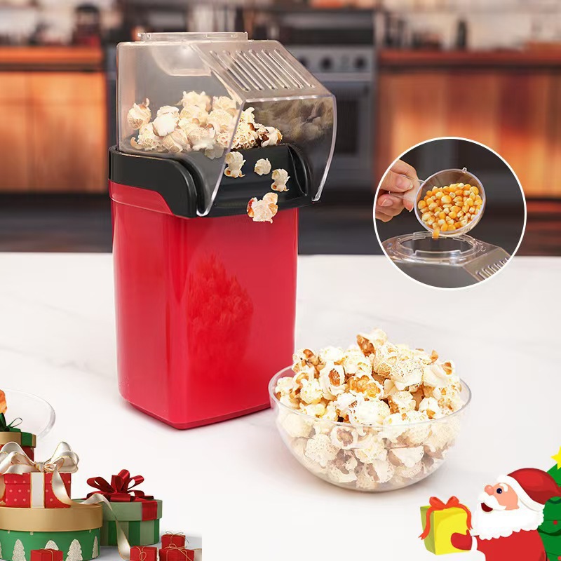 New Cross-Border Imported Stock: Small, Mini, Automatic Popcorn Maker for Home Use—Kids' Mini Hot Air Popcorn Maker