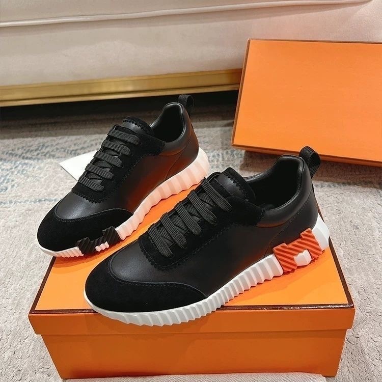 Cross-border European and American high-quality men’s leather lace-up casual sneakers, lightweight luxury breathable ultra-soft sports shoes for women