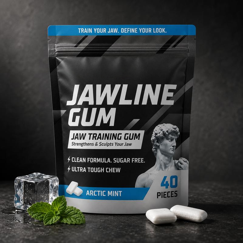 Cross-border foreign trade source factory bestseller: sugar-free chewing gum for jawline exercises, facial muscle training, and fresh breath