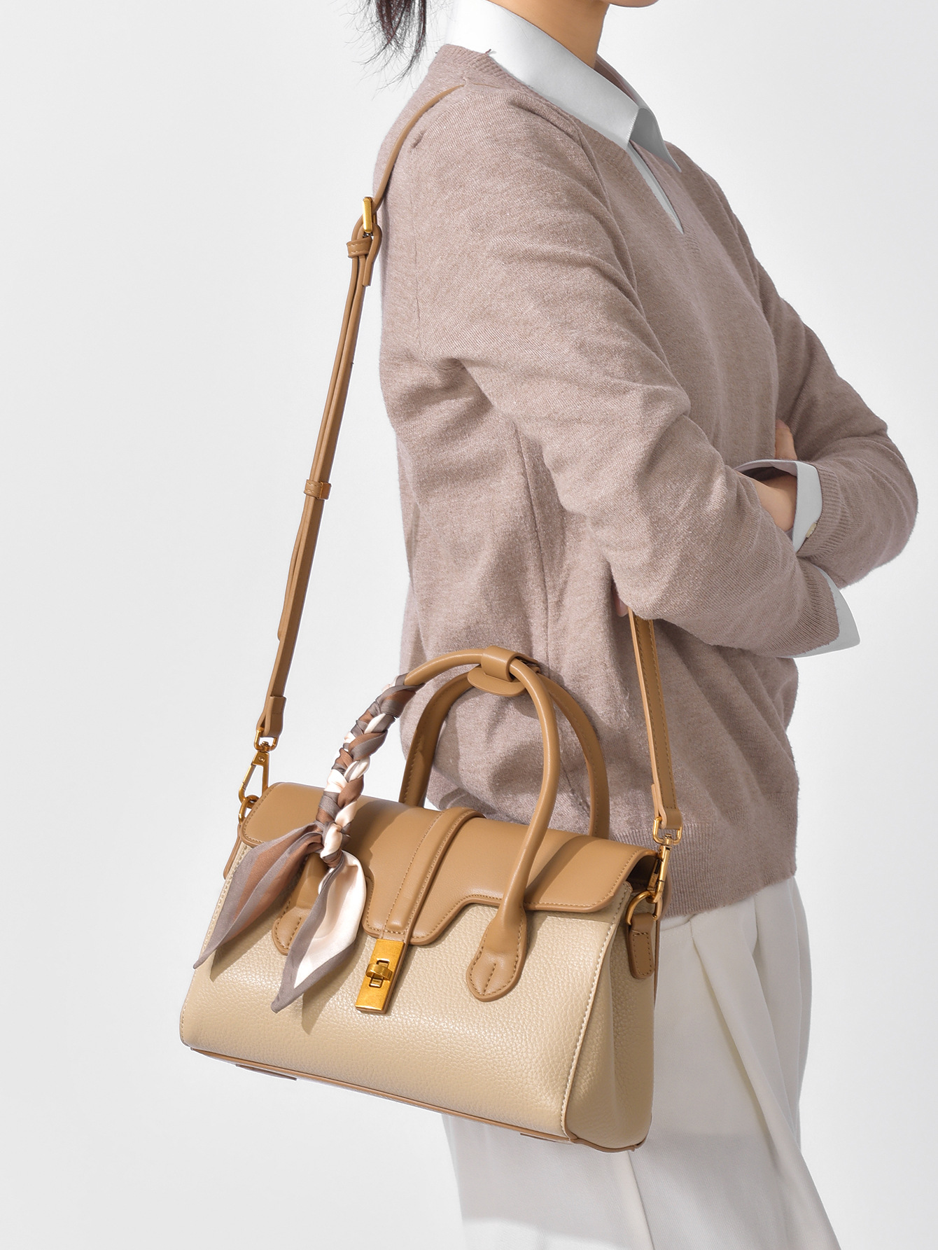 Cross-border Wholesale Shoulder Bags for Women, New Color-block Stylish Handbags, Everyday Practical Commuter Crossbody Bags, Private Label Customization Available