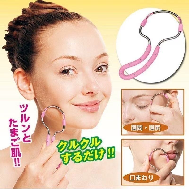 Women’s facial hair remover, hair removal device, precision beauty face scraper, hair removal tool, spring‑loaded facial hair remover, lip hair and sweat hair remover