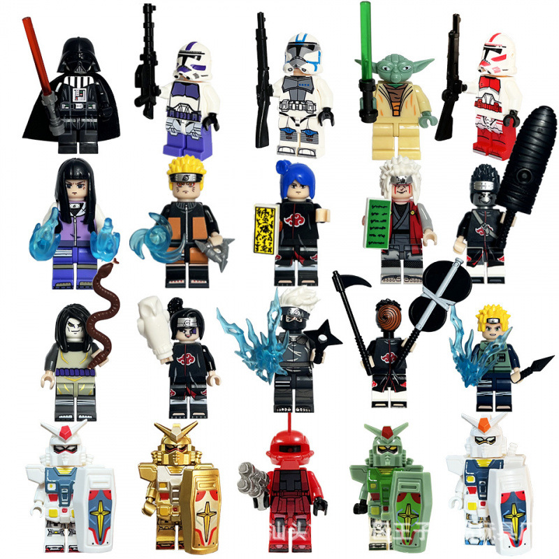 Exquisite brick doll shadow ninja football hero military police boutique exclusive to foreign trade