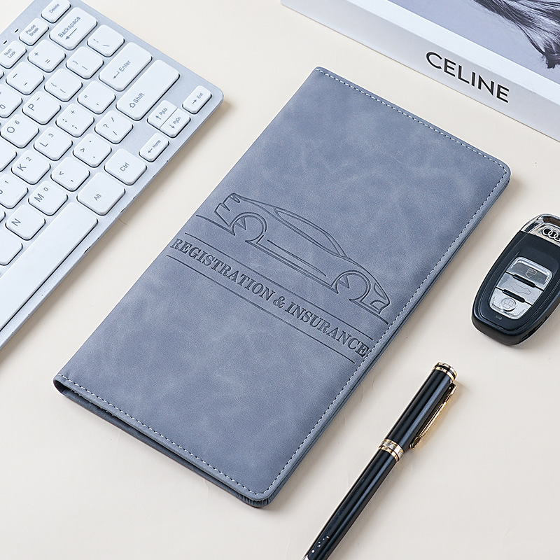In Stock Work ID Card Holder, Driver’s License & Passport Folder, Large Capacity Multi-Slot Portable Document Organizer, Dropshipping Available