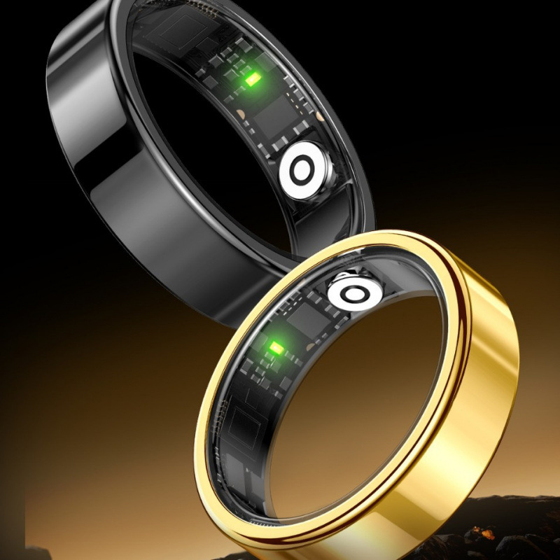 Hot selling multifunctional smart ring with 6.8mm heart rate blood oxygen wearable sleep detection healthy Bluetooth