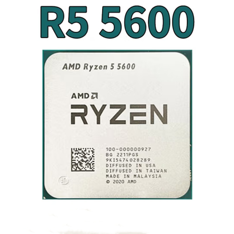 AMD R5 5600 chipset AM4 six-core twelve-threaded desktop computer CPU chipset is suitable for b650x670e