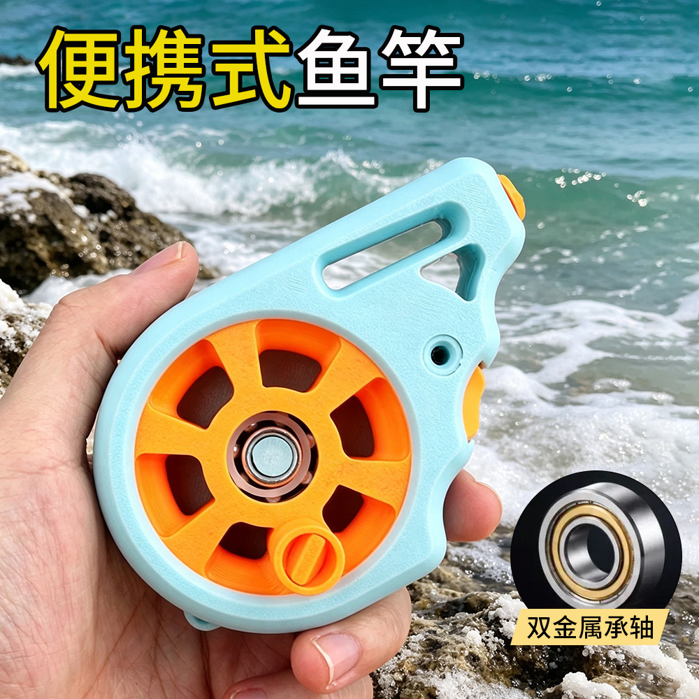 Portable mini-shark with no shore-to-shore bridges, outdoor adventure, and wildlife shark cage equipment