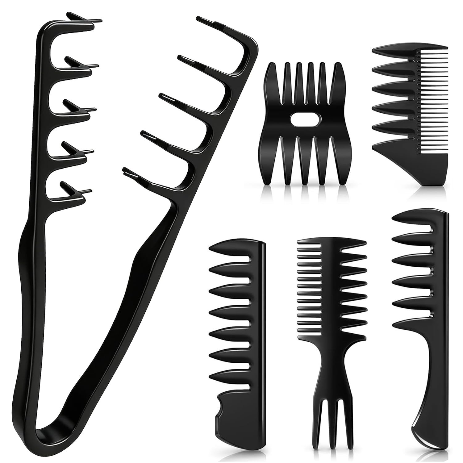 Cross-Border Textured Styling Comb for Voluminous Hair Roots, Men’s Styling Comb to Create Volume at Hairline and Conceal Bangs