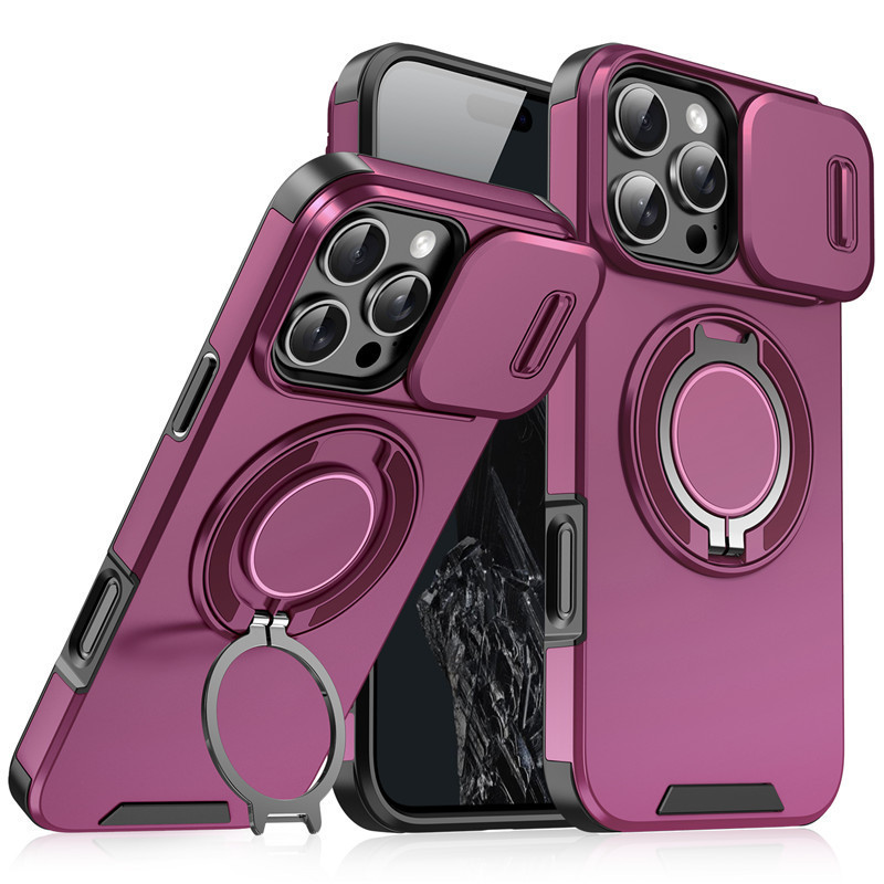 Lingke phone case for iPhone 18 Pro Max, with window‑view stand and drop‑proof protection, also suitable for iPhone 17 Pro