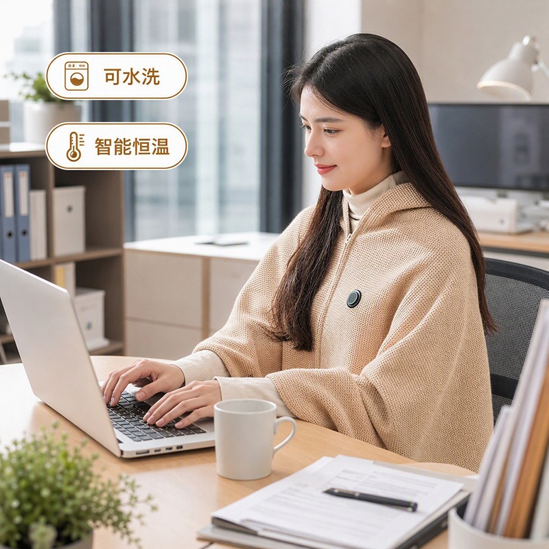 Graphene electric warming blanket—USB‑rechargeable, washable leg‑covering shawl, portable and warm, with an electric mattress pad; supports dropshipping.