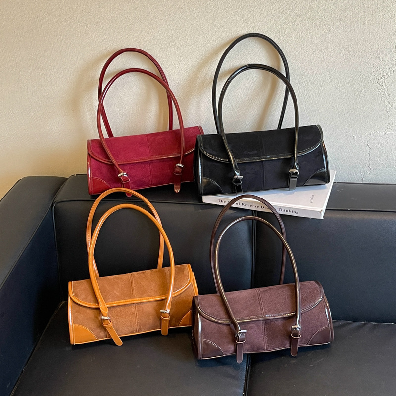 French-style retro underarm bag for women, 2026 new style, elegant versatile shoulder bag, fashionable tote bag