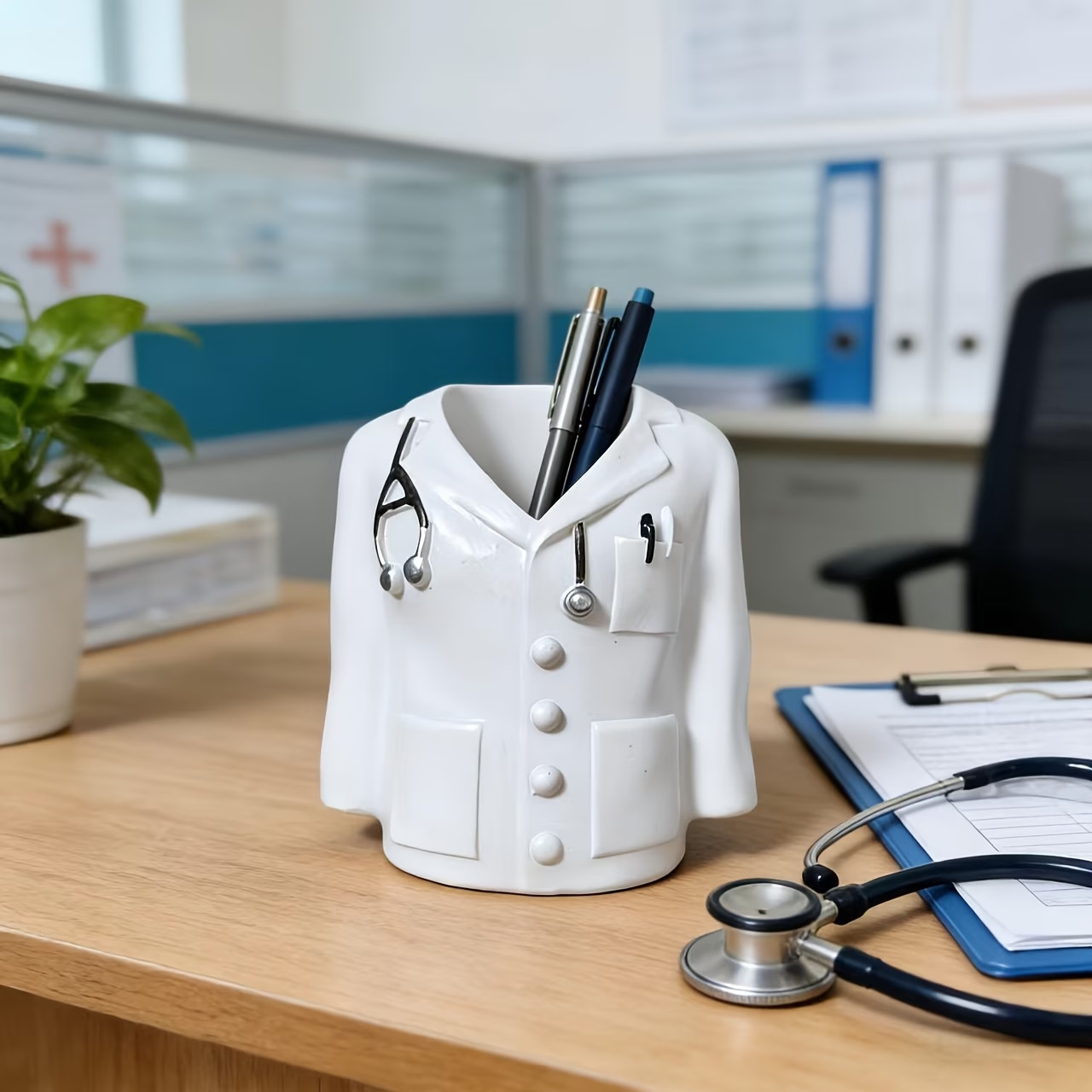 Cross-border 3D hot-selling desktop pen holder, doctor-style living room and bedroom flower-arranging dried-flower container, pen holder, etc.