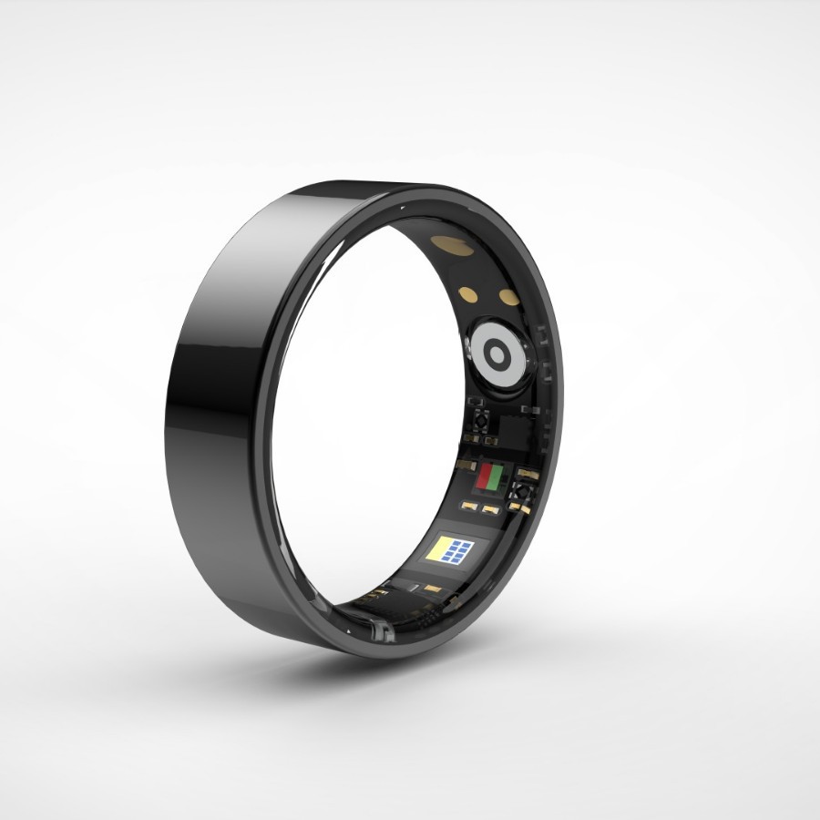All‑day health monitoring: heart rate, blood oxygen, blood pressure, sleep analysis, and step counting; IP68 waterproof smart ring.