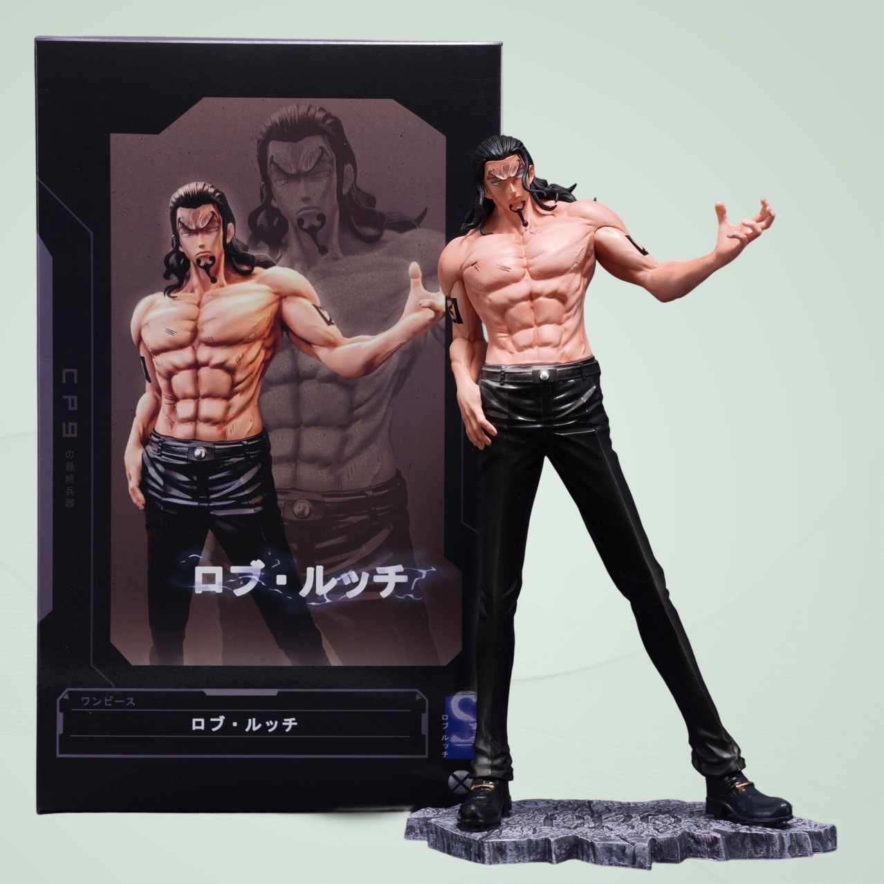 One Piece GK 2D Figure Display – Dragon and Tiger Roronoa Zoro CP9 Standing Pose Anime Figure Model