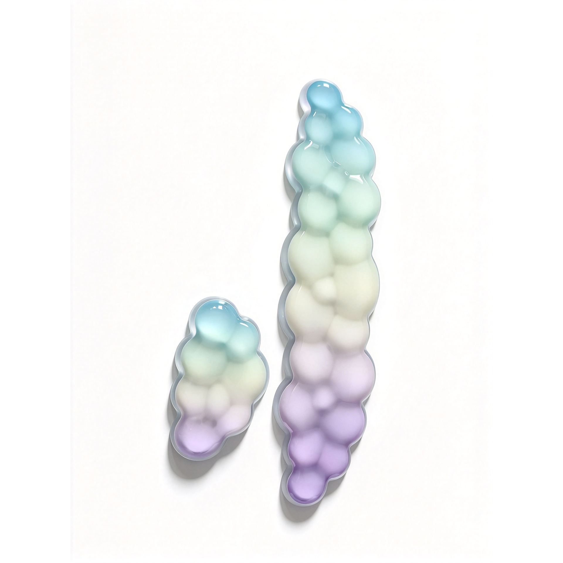 Jelly Cloud Keyboard Hand Rest High-颜值 Transparent Silicone Wrist Rest Pad Office Mouse Pad Wrist Support Wrist Cushion