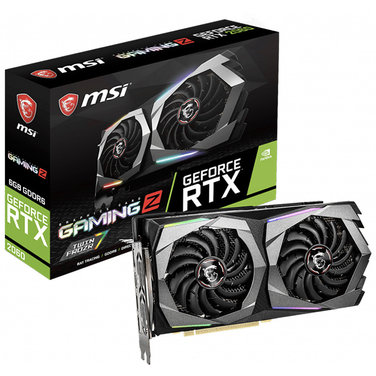 The RTX2060 6G graphics card is available for Microsoft MSI desktops.