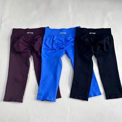 DFYNE New High‑Elastic Outdoor Fitness Cropped Pants