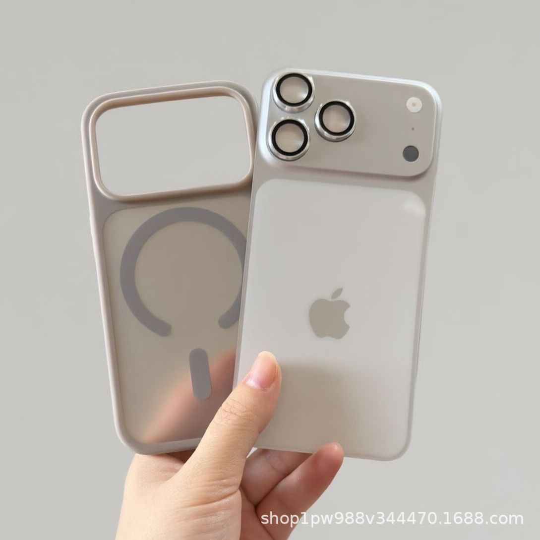 Instantly transforms into an iPhone 18—14 Pro Max modified with an 18‑camera lens sticker, plus a 15‑to‑18 Burgundy Red magnetic protective case.