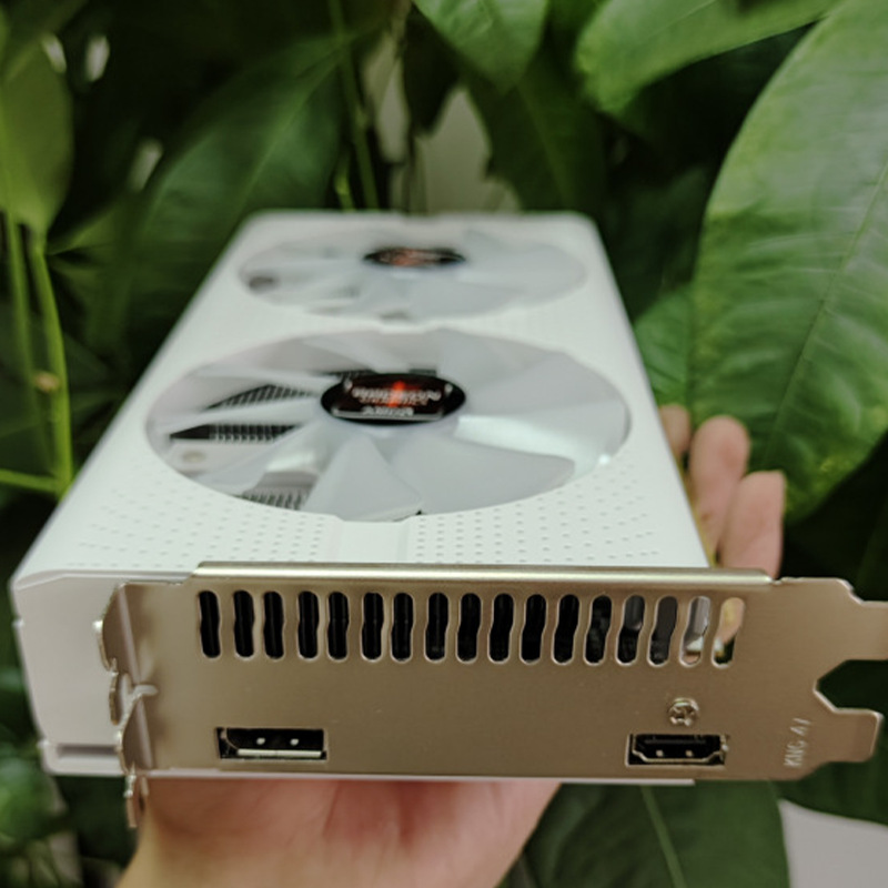 White RX5808GB2048 dual-interface high-definition desktop computer game graphics card eating game graphics card installer