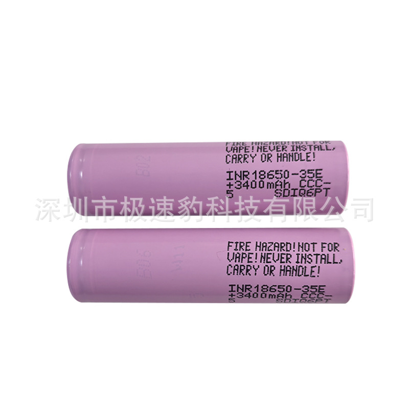 Samsung 18650 35E Original Power Lithium Battery, 3500mAh, 3.7V, for Electric Tools, INR18650-35E