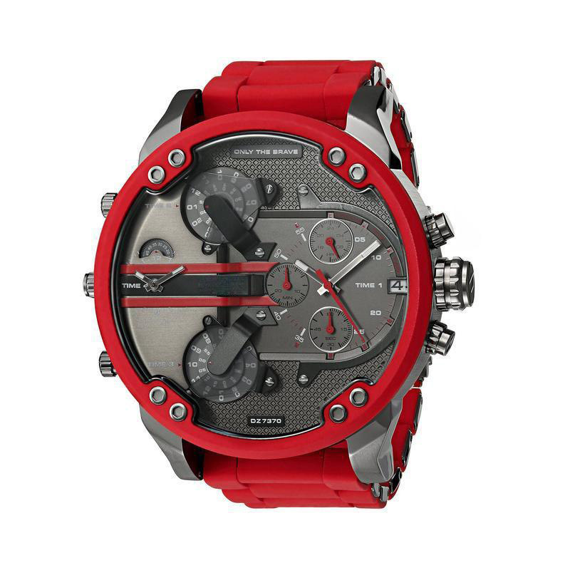 New Popular Oversized Watch, Non-Traditional Style, Red DZ Student Watch, Electronic Watch in Special DZ Color