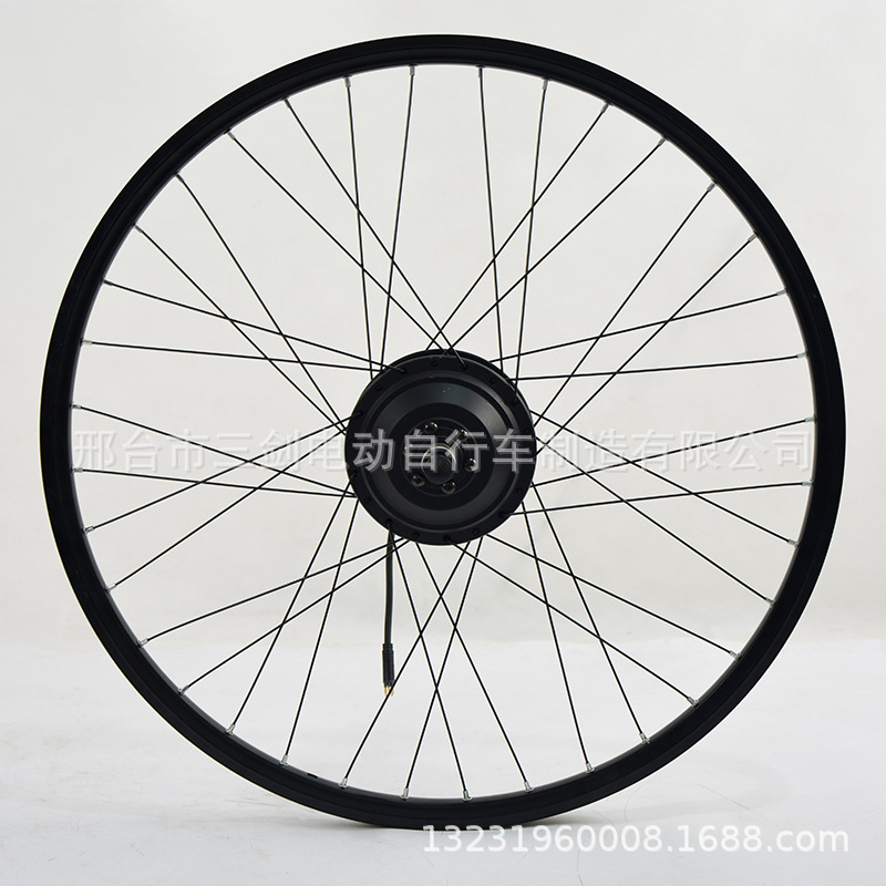 Electric bicycle motor wheel set 36V/48V, 250W/350W/500W lithium‑battery spoke wheel kit
