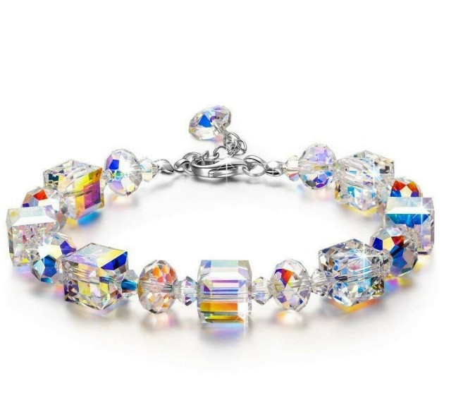Wish foreign trade European-style bracelet for women, cubic crystal bangle ring—fashionable jewelry