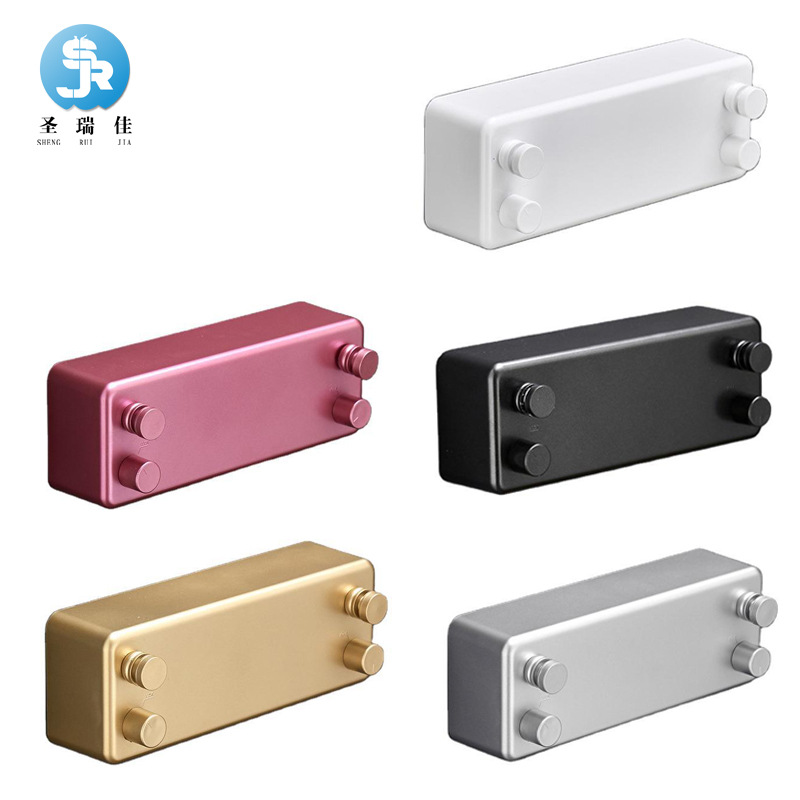 St. Regis stretchable concealed laundry rope punch-resistant belt buckle balcony clothes in the bathroom shrink closet shelf