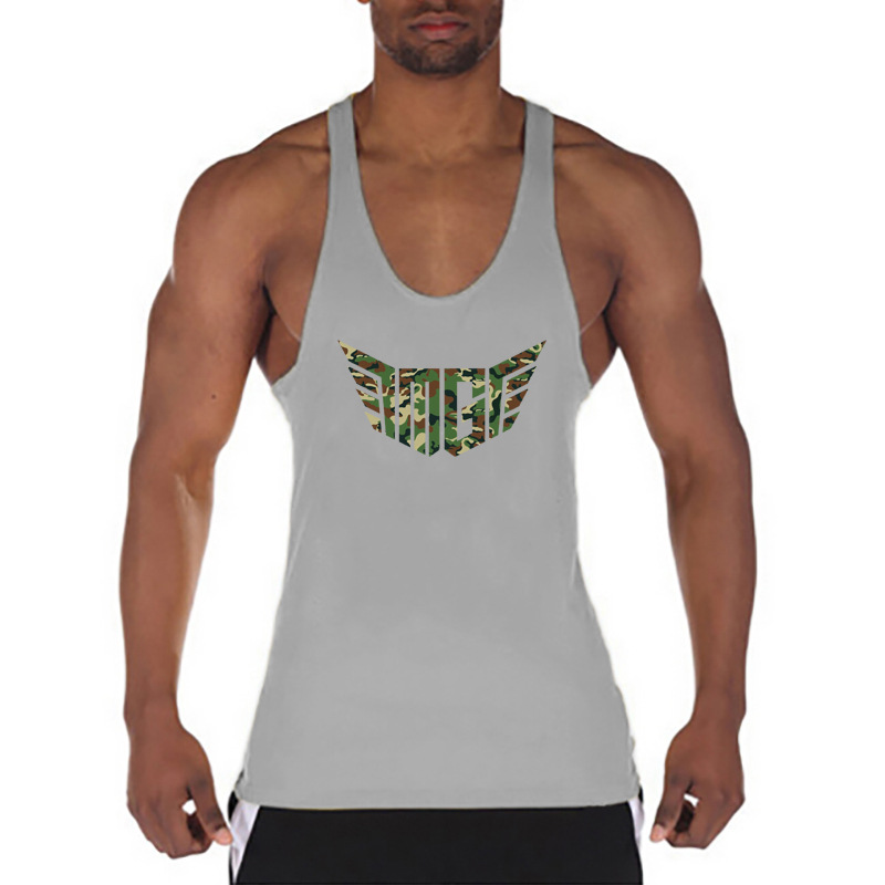 MG Summer Men’s Bodybuilding Tank Top – Sleeveless V‑Neck T-Shirt for Gym, Weights, and Running Workouts