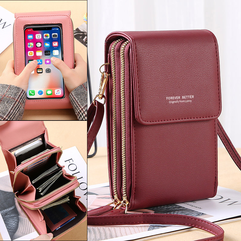 2025 new mobile phone bags fashion bags women Korean slanted single shoulder bags multifunctional mini girls everyday bags
