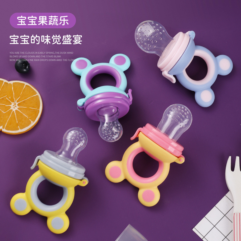 Mother & Baby Products: Fruit & Vegetable Silicone Teether, Baby Nutritional Fruit & Vegetable Mesh Bag, Weaning Feeder
