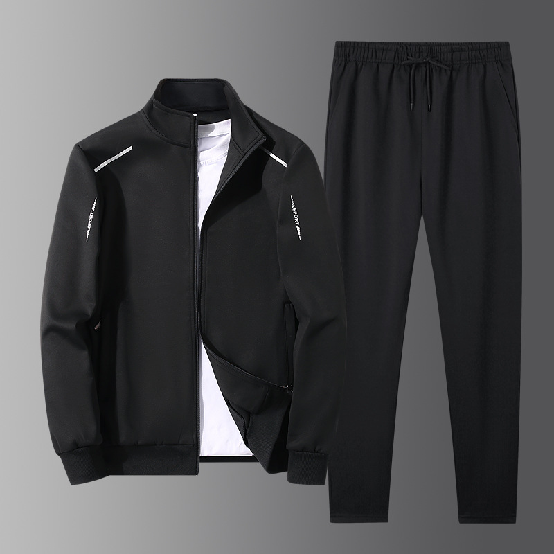 Spring and Autumn Sports Suits for Men Spring Leisure Running Two Suits Youth Group Suits Group Purchase Sweatshirts for Men