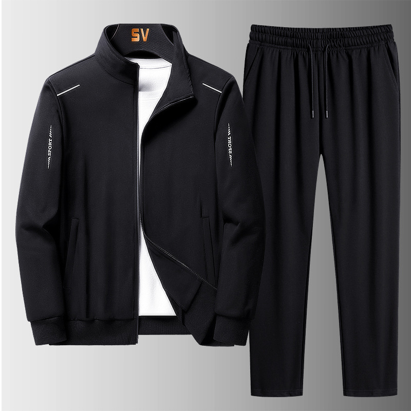 New sports suits for men spring and autumn youth casual sports suits for men running suits sleeveless trousers suits