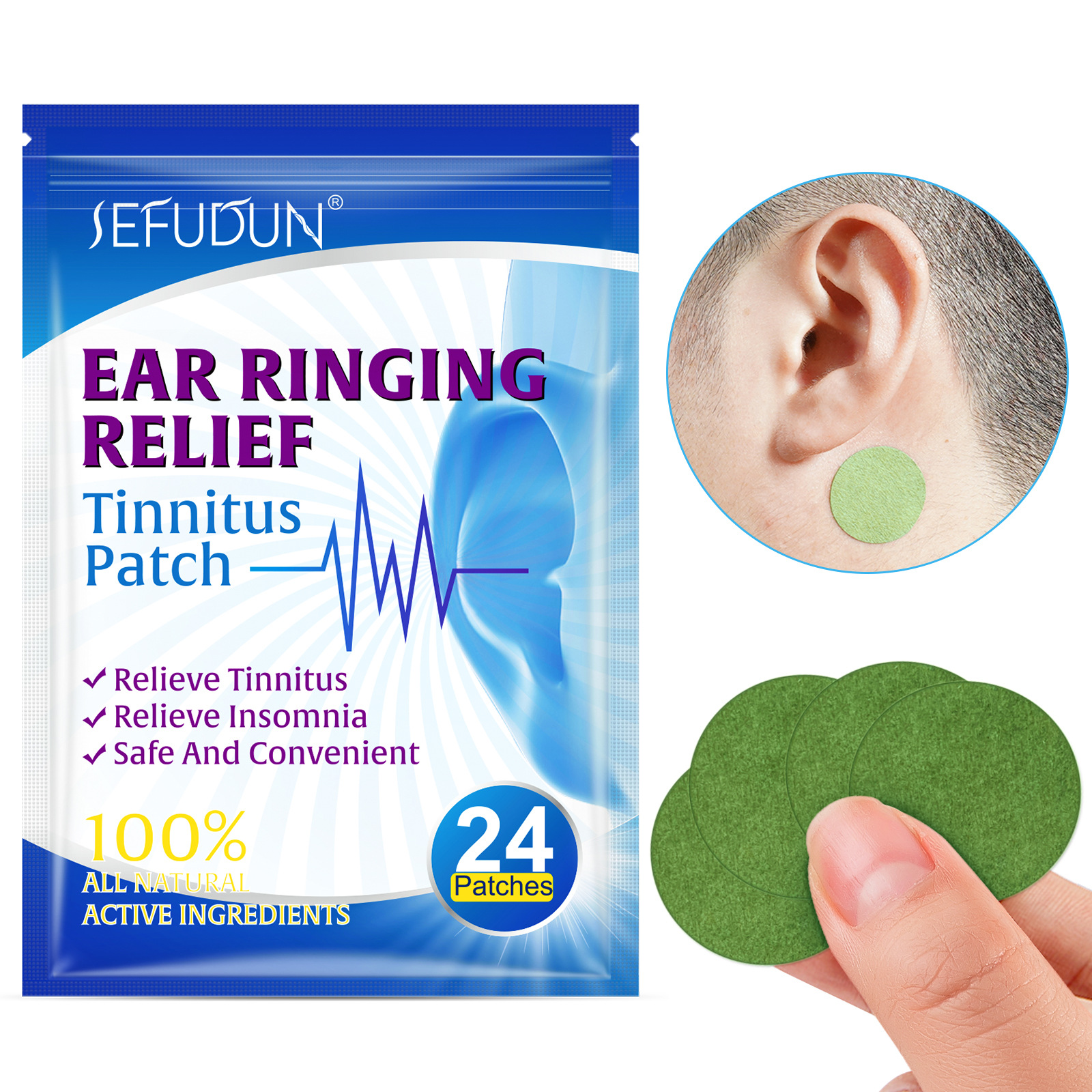 SEFUDUN耳鸣贴Ear Ringing Relief