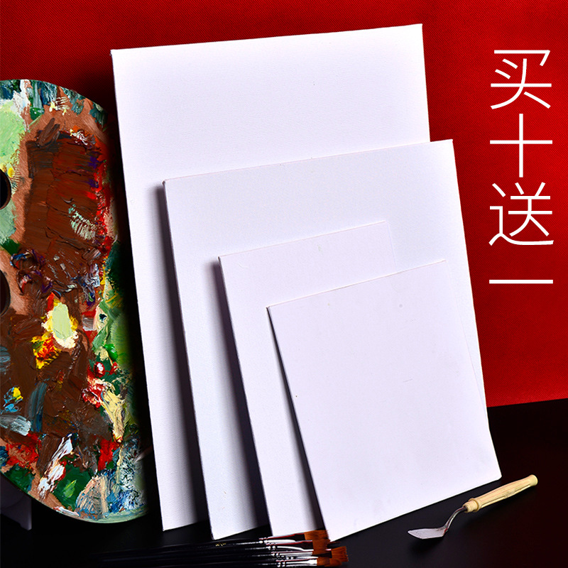 Manufacturer wholesale paper canvas oil painting board children acrylic painting board small painting canvas board without painting frame oil painting