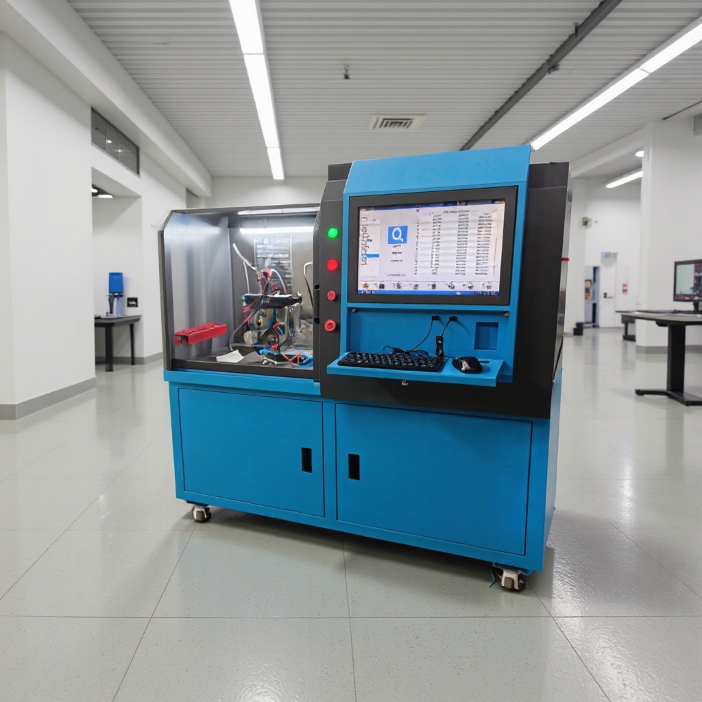 Atomization pressure and flow rate adjustable; 250 MPa diesel electronic‑control HCRS318 high‑pressure common‑rail injector test bench.