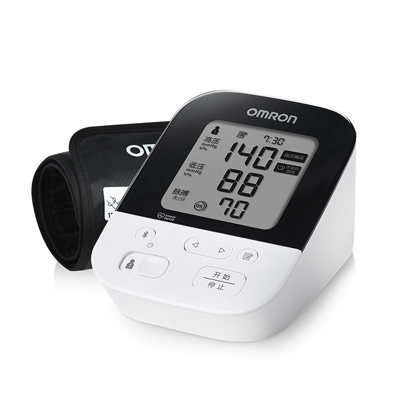 Omron Fully Automatic Electronic Blood Pressure Monitor, Home Use, Upper-Arm Type, Smart Bluetooth Blood Pressure Monitor J735 Measuring Device