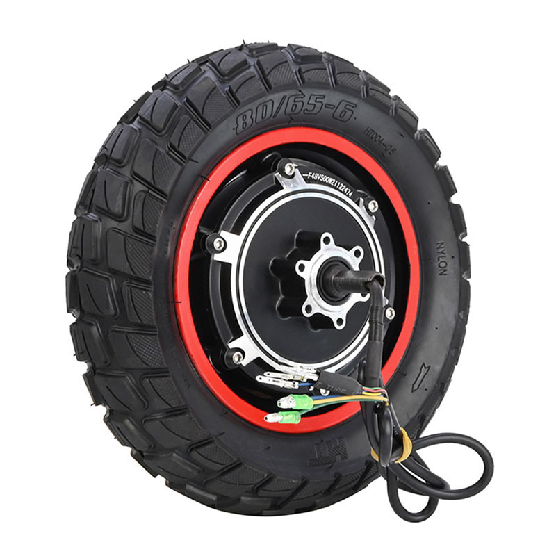 M4 rear wheel motor rim belt inflatable off-road tire 48v 500w electric scooter original general