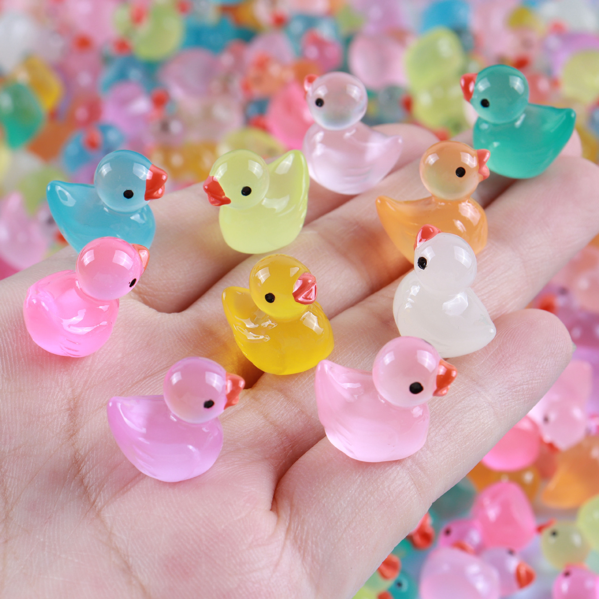 10 color red night light little yellow rabbit mini rabbit carriage swing cute creative handmade material wholesale
