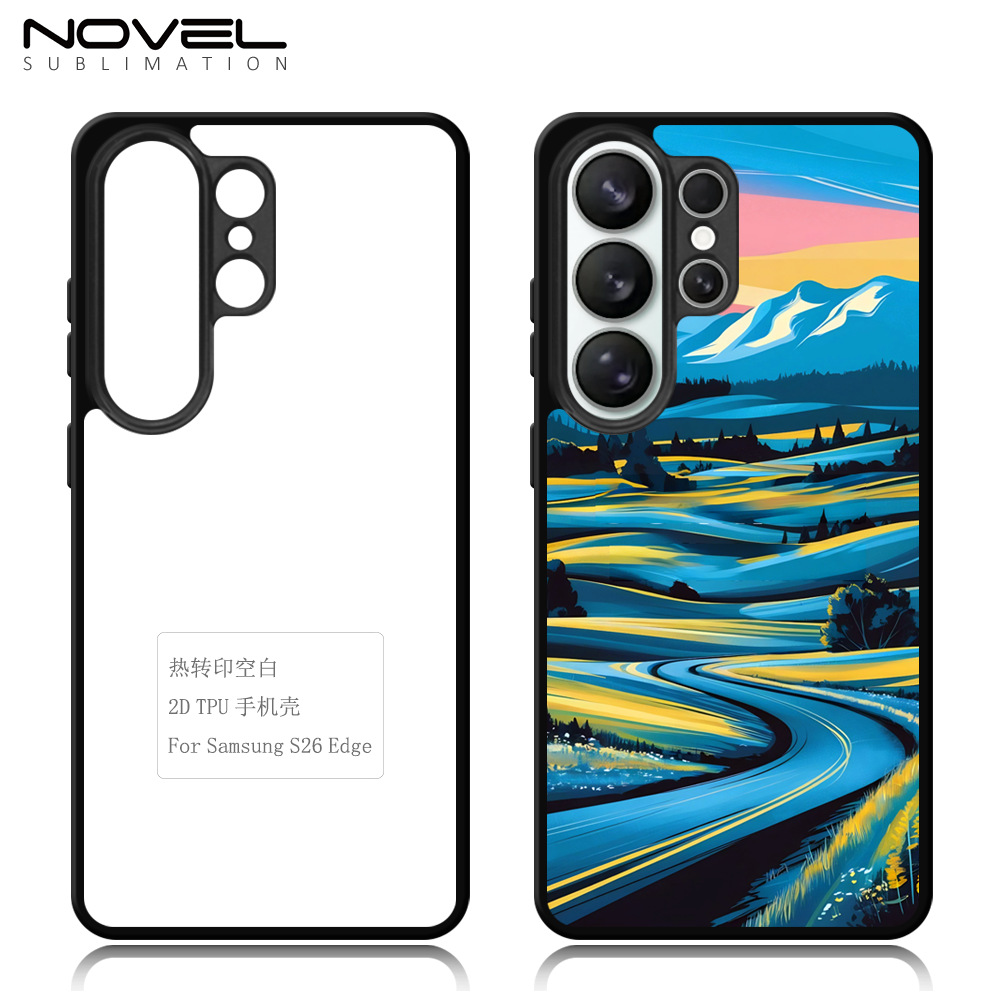 Samsung series is suitable for A17/S26 hot transfer printing 2D TPU cell phone shell blank material against slippage