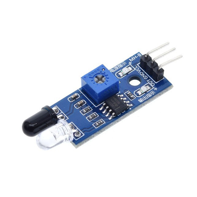 Infrared obstacle-avoidance sensor module compatible with Arduino and Raspberry Pi