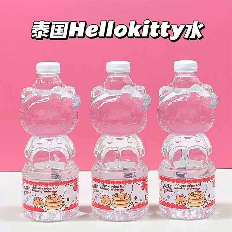 Thailand Hello Kitty Mineral Water, Purified Water Beverage, 7-Eleven Drink, 620 ml