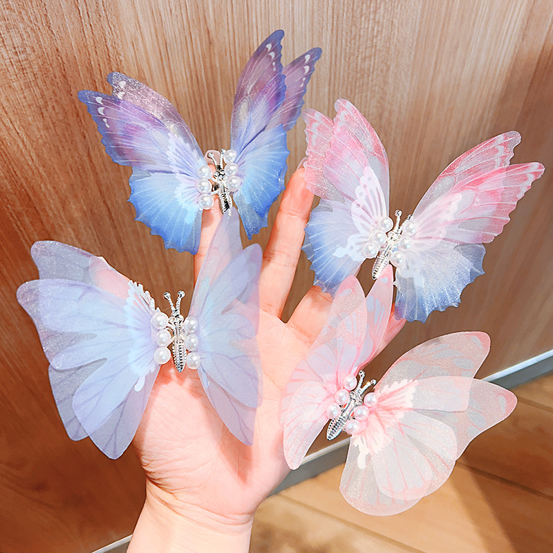 Trendy, Ethereal, Animated Butterfly Hair Clip (Just Like on TikTok) — Viral Car Vent Butterfly Hair Clip for Girls